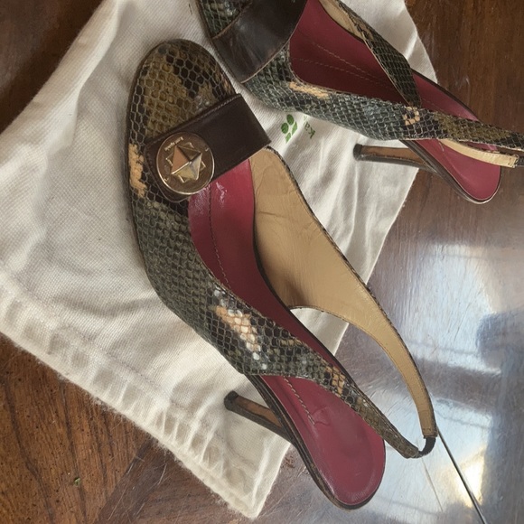Vintage kate spade Sling Back Heels 8.5 - Picture 4 of 7